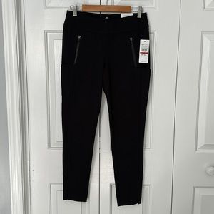 GAIAM City Street Metro Ponte Zip Pant - Black (S). NWT!!!